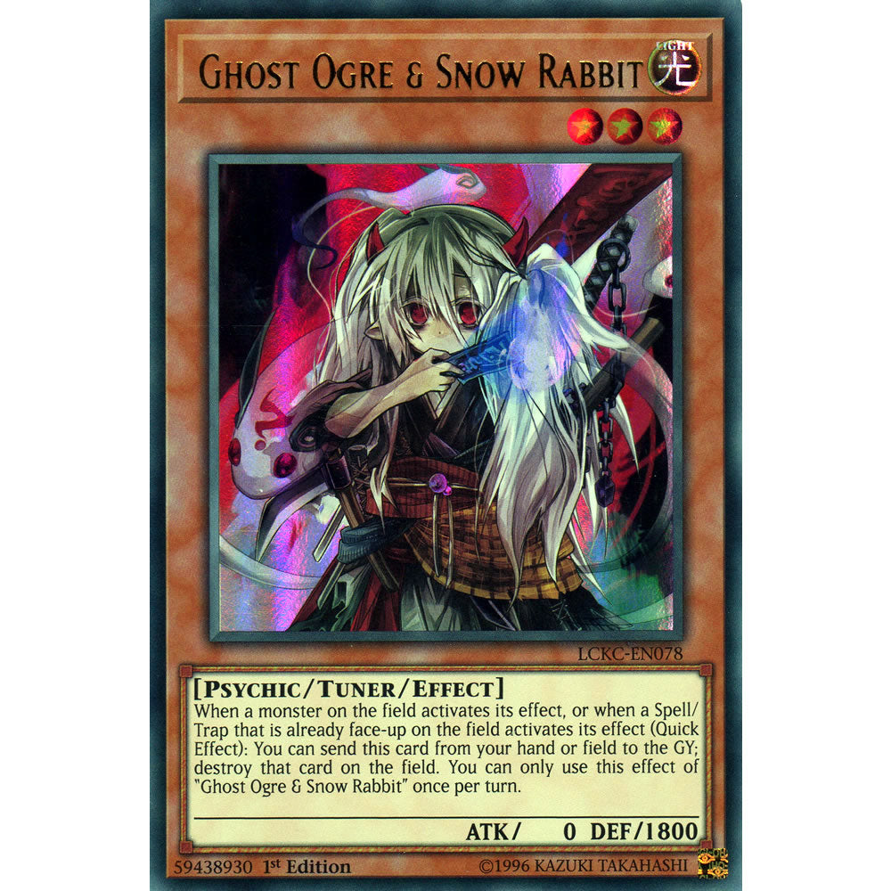 Ghost Ogre & Snow Rabbit LCKC-EN078 Yu-Gi-Oh! Card from the Legendary Collection Kaiba Mega Pack Set