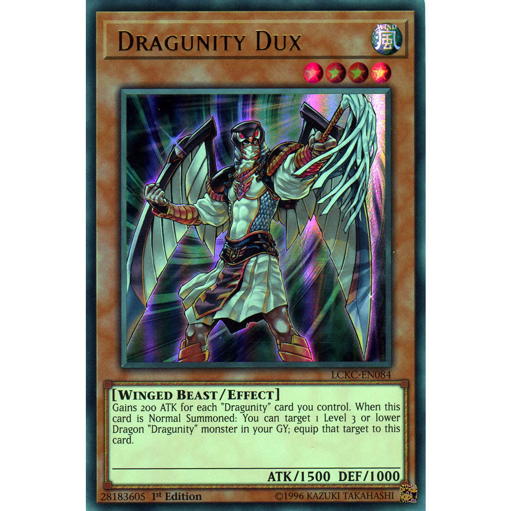 Dragunity Dux LCKC-EN084 Yu-Gi-Oh! Card from the Legendary Collection Kaiba Mega Pack Set