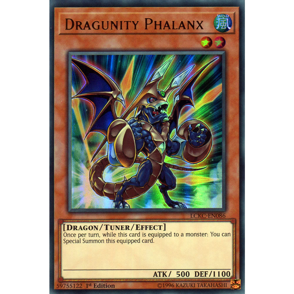 Dragunity Phalanx LCKC-EN086 Yu-Gi-Oh! Card from the Legendary Collection Kaiba Mega Pack Set