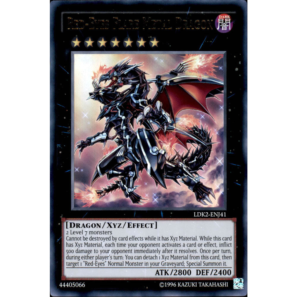 Red-Eyes Flare Metal Dragon LDK2-ENJ41 Yu-Gi-Oh! Card from the Legendary Decks 2 Set