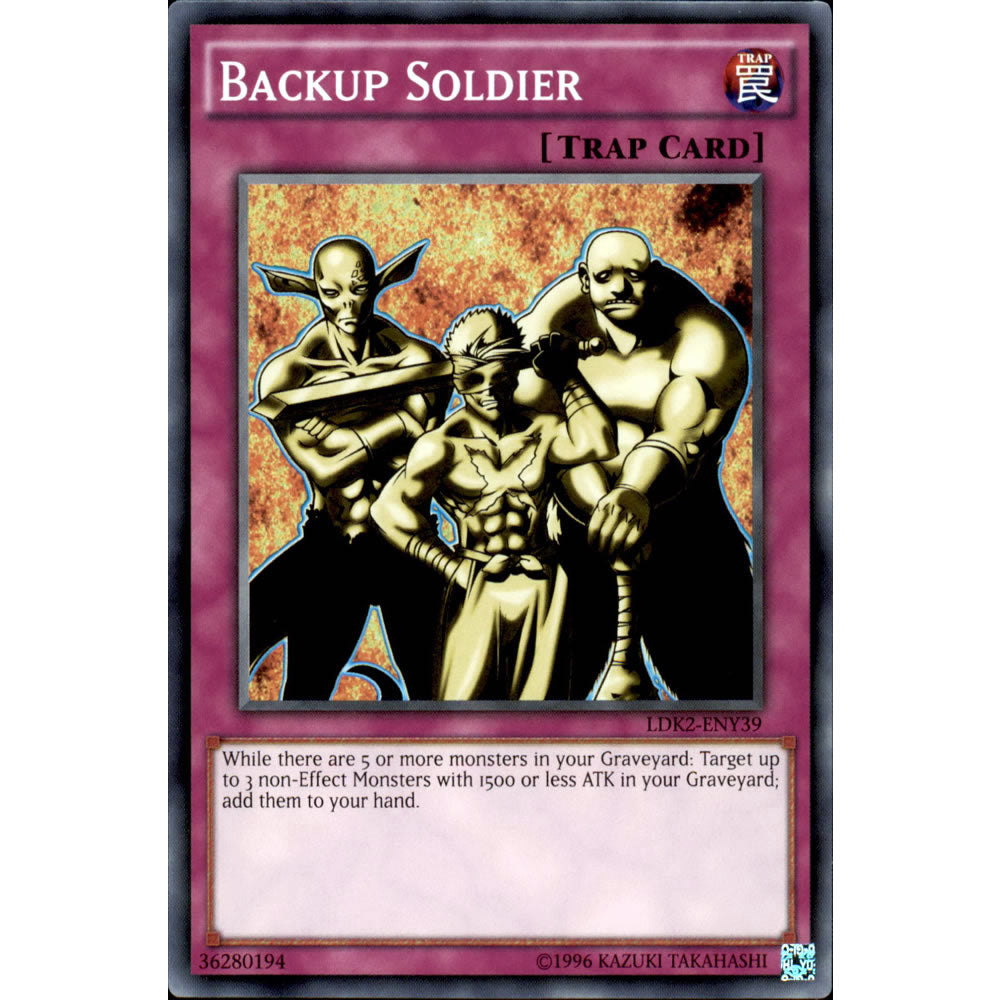 Backup Soldier LDK2-ENY39 Yu-Gi-Oh! Card from the Legendary Decks 2 Set