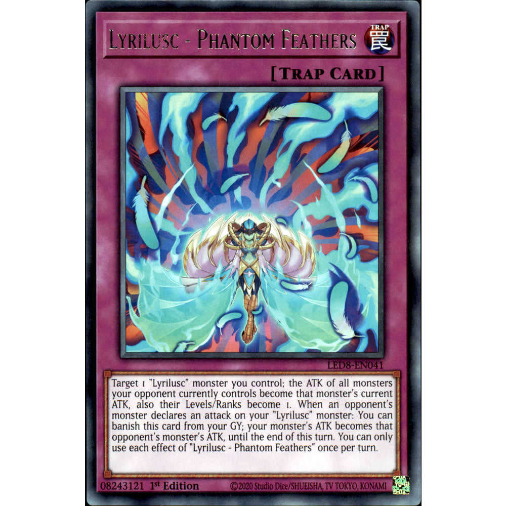 Lyrilusc - Phantom Feathers LED8-EN041 Yu-Gi-Oh! Card from the Legendary Duelists: Synchro Storm Set