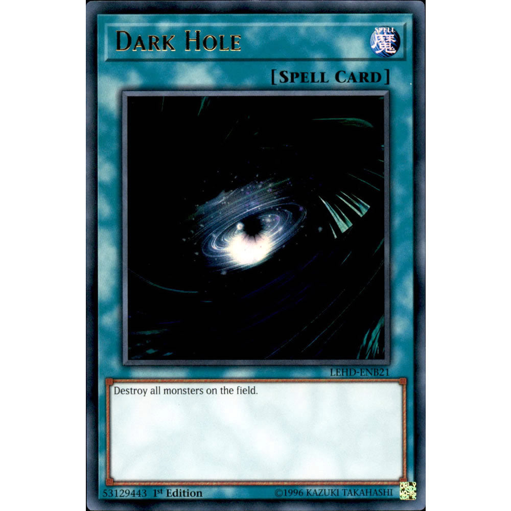 Dark Hole LEHD-ENB21 Yu-Gi-Oh! Card from the Legendary Hero Decks Set