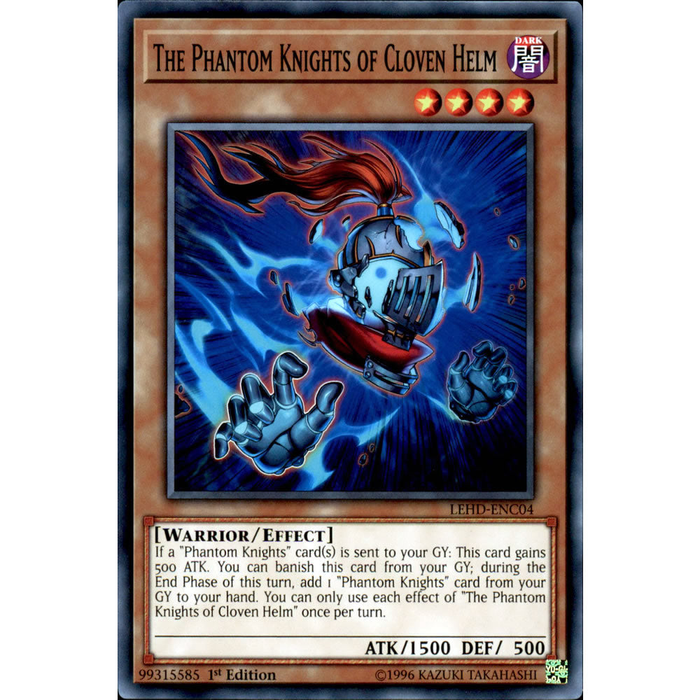 The Phantom Knights of Cloven Helm LEHD-ENC04 Yu-Gi-Oh! Card from the Legendary Hero Decks Set