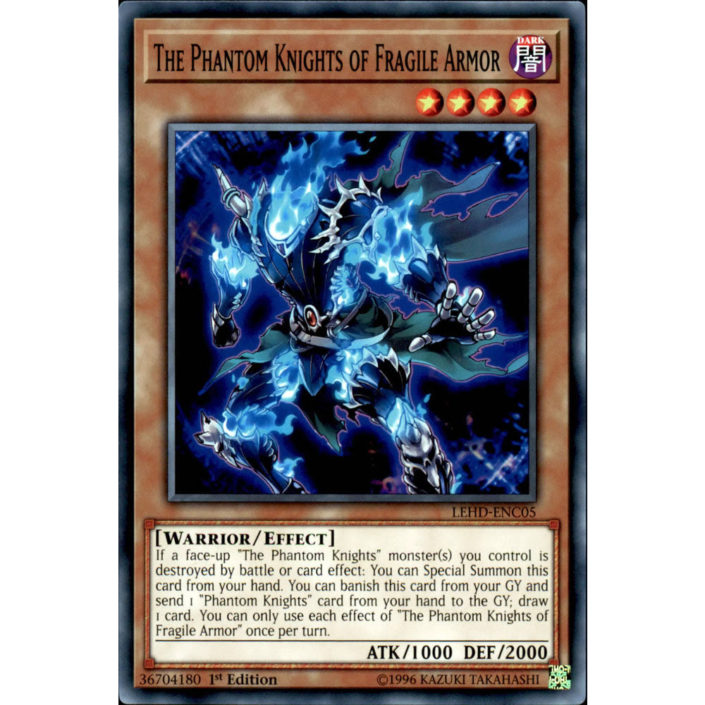 The Phantom Knights of Fragile Armor LEHD-ENC05 Yu-Gi-Oh! Card from the Legendary Hero Decks Set