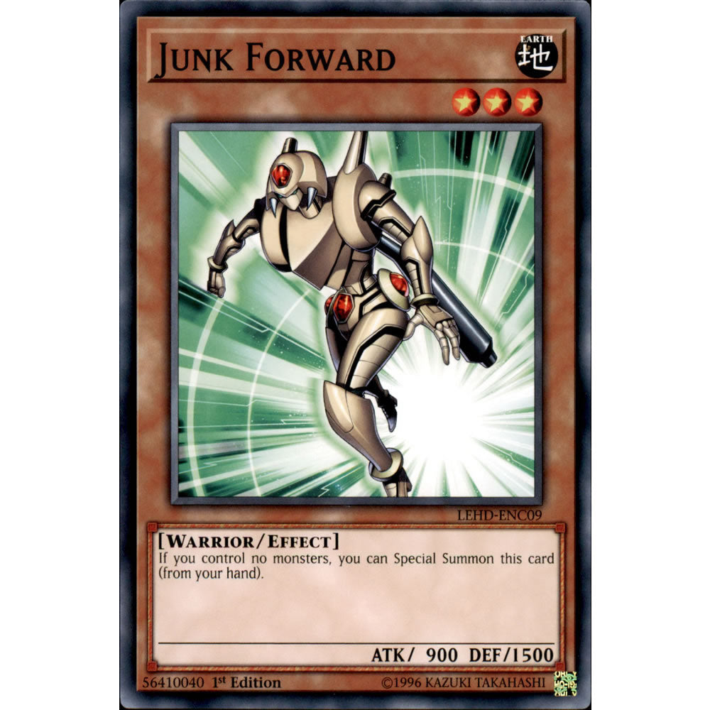 Junk Forward LEHD-ENC09 Yu-Gi-Oh! Card from the Legendary Hero Decks Set