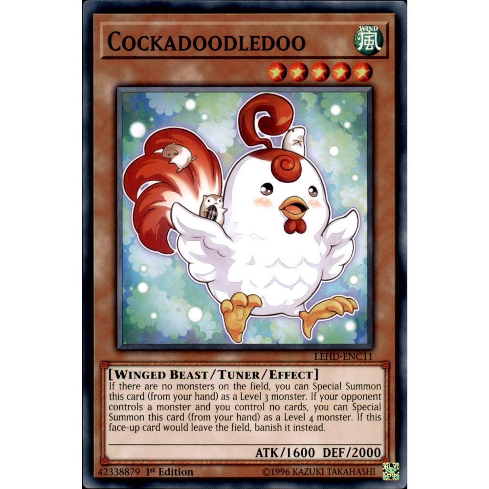 Cockadoodledoo LEHD-ENC11 Yu-Gi-Oh! Card from the Legendary Hero Decks Set