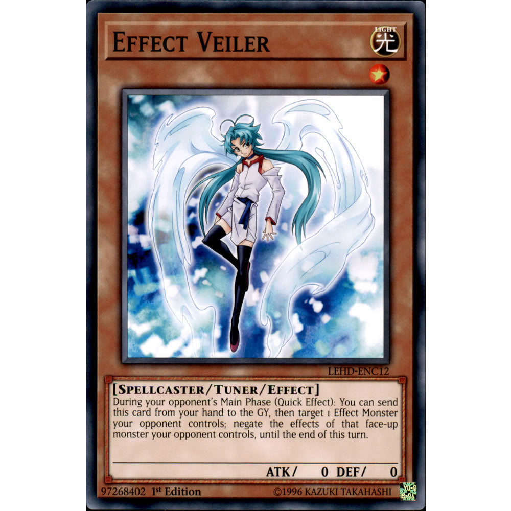 Effect Veiler LEHD-ENC12 Yu-Gi-Oh! Card from the Legendary Hero Decks Set