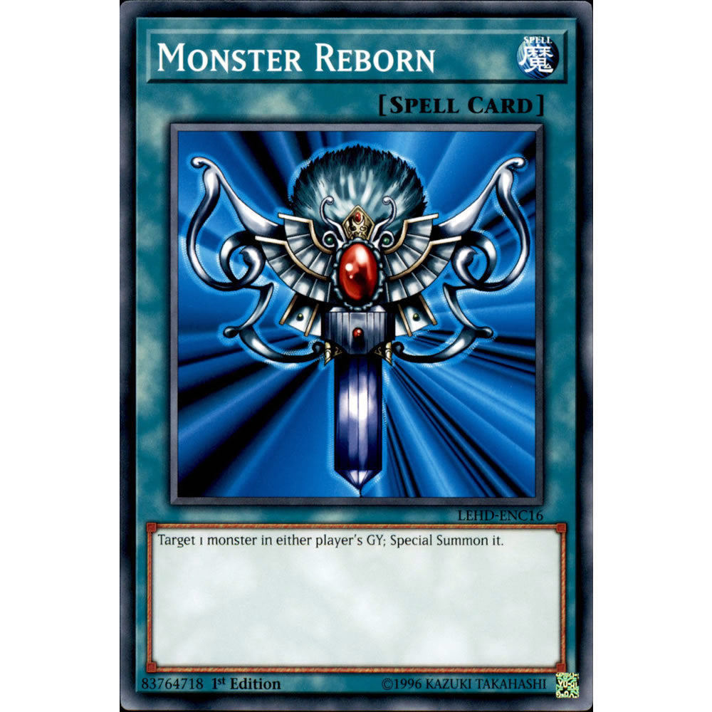 Monster Reborn LEHD-ENC16 Yu-Gi-Oh! Card from the Legendary Hero Decks Set