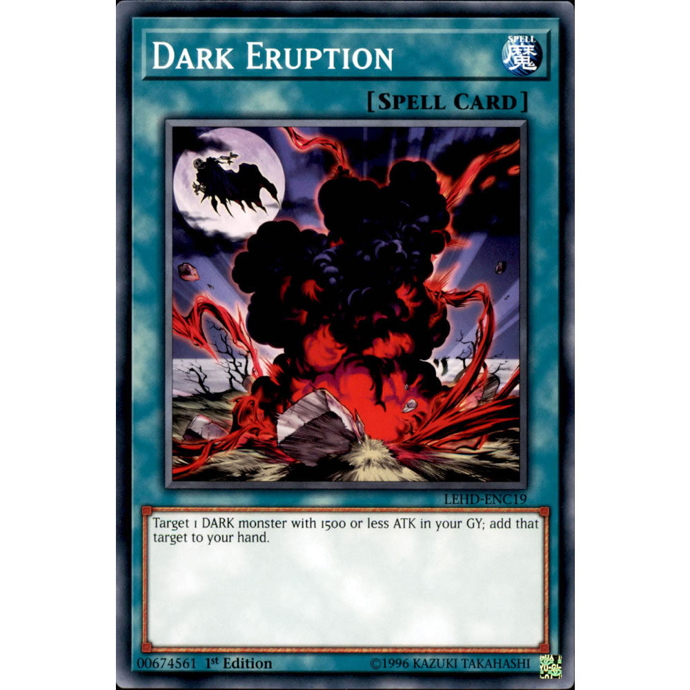 Dark Eruption LEHD-ENC19 Yu-Gi-Oh! Card from the Legendary Hero Decks Set