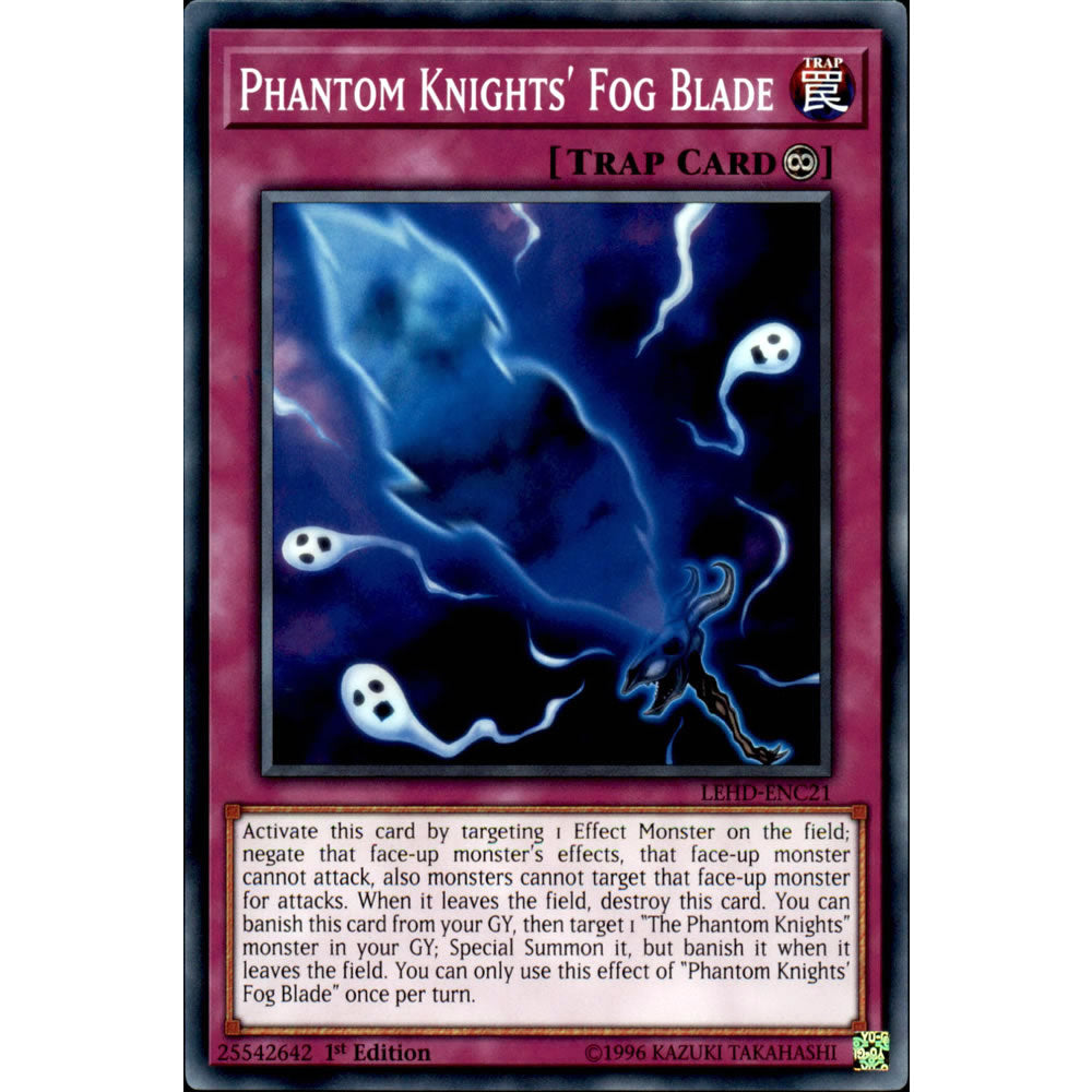 Phantom Knights' Fog Blade LEHD-ENC21 Yu-Gi-Oh! Card from the Legendary Hero Decks Set