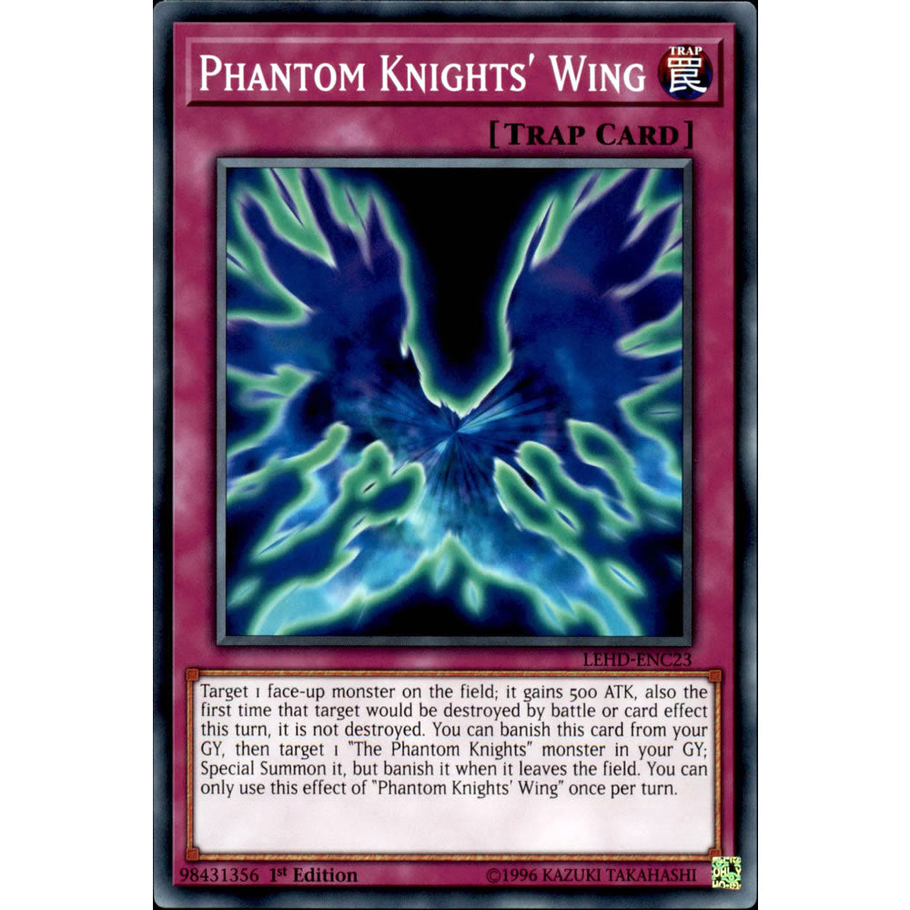 Phantom Knights' Wing LEHD-ENC23 Yu-Gi-Oh! Card from the Legendary Hero Decks Set