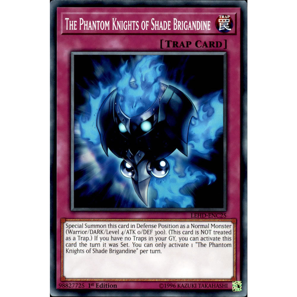 The Phantom Knights of Shade Brigandine LEHD-ENC25 Yu-Gi-Oh! Card from the Legendary Hero Decks Set