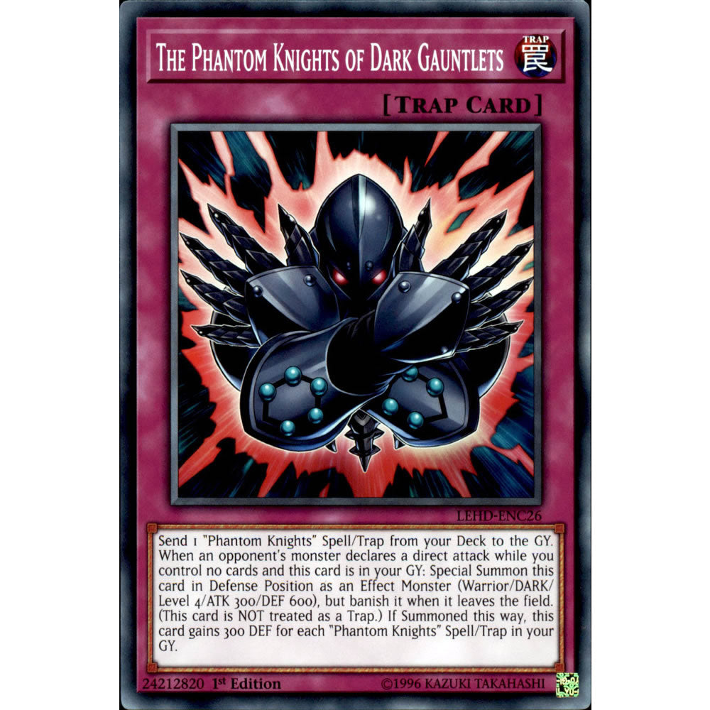 The Phantom Knights of Dark Gauntlets LEHD-ENC26 Yu-Gi-Oh! Card from the Legendary Hero Decks Set