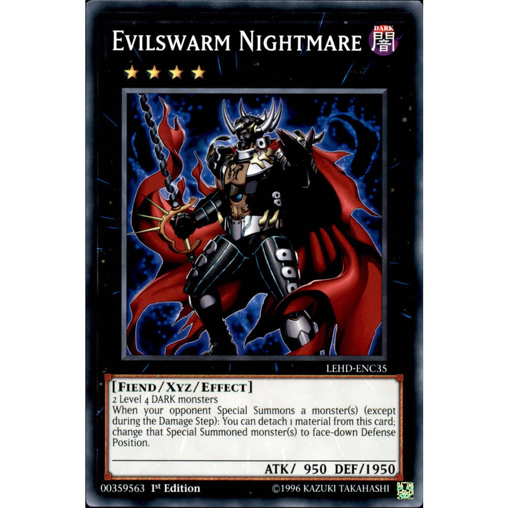 Evilswarm Nightmare LEHD-ENC35 Yu-Gi-Oh! Card from the Legendary Hero Decks Set