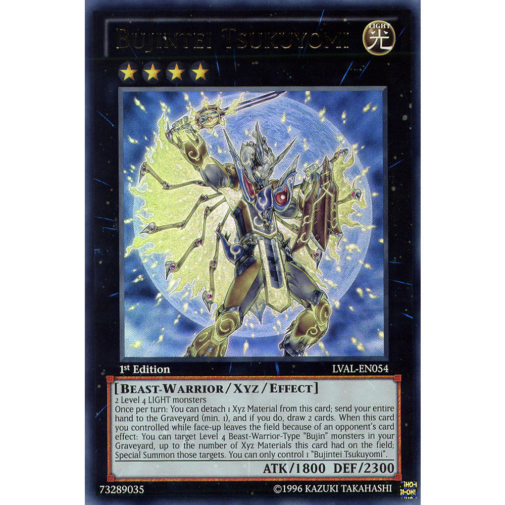 Bujintei Tsukuyomi LVAL-EN054 Yu-Gi-Oh! Card from the Legacy of the Valiant Set