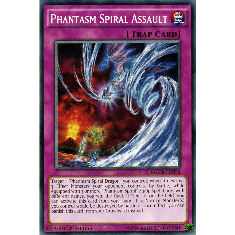 Phantasm Spiral Assault MACR-EN074 Yu-Gi-Oh! Card from the Maximum Crisis Set