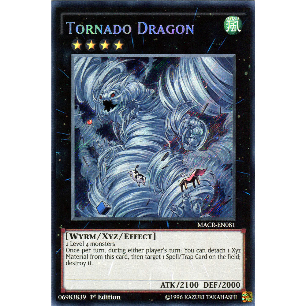 Tornado Dragon MACR-EN081 Yu-Gi-Oh! Card from the Maximum Crisis Set