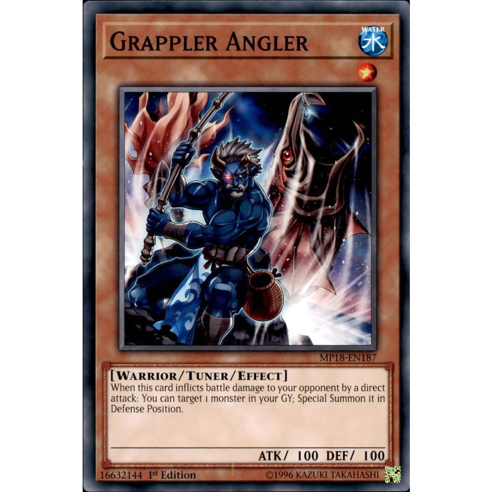 Grappler Angler MP18-EN187 Yu-Gi-Oh! Card from the Mega Tin 2018 Mega Pack Set