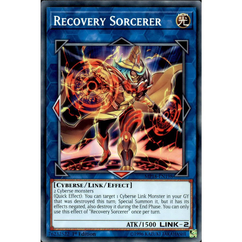 Recovery Sorcerer MP18-EN198 Yu-Gi-Oh! Card from the Mega Tin 2018 Mega Pack Set