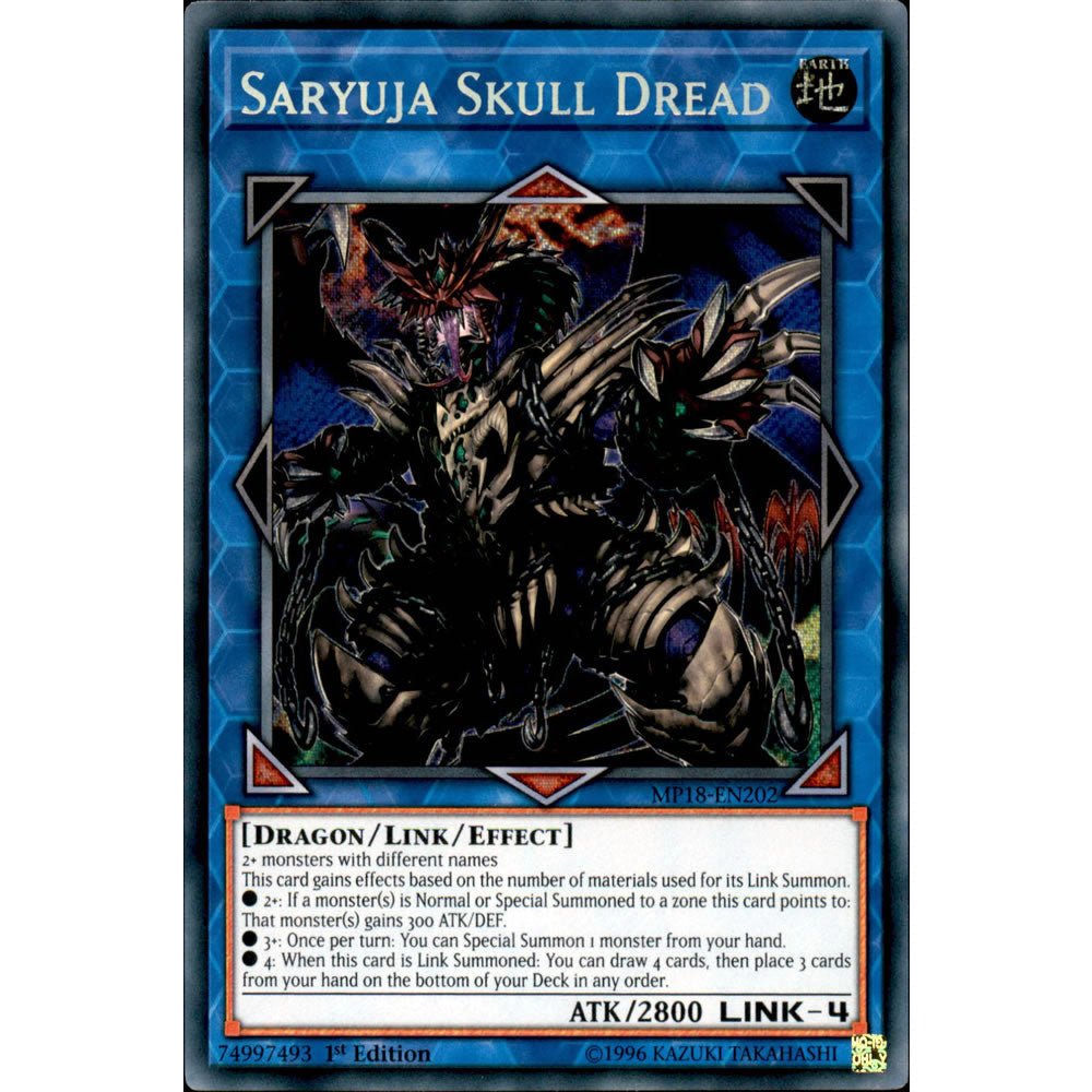 Saryuja Skull Dread MP18-EN202 Yu-Gi-Oh! Card from the Mega Tin 2018 Mega Pack Set