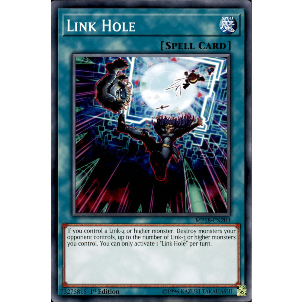 Link Hole MP18-EN203 Yu-Gi-Oh! Card from the Mega Tin 2018 Mega Pack Set