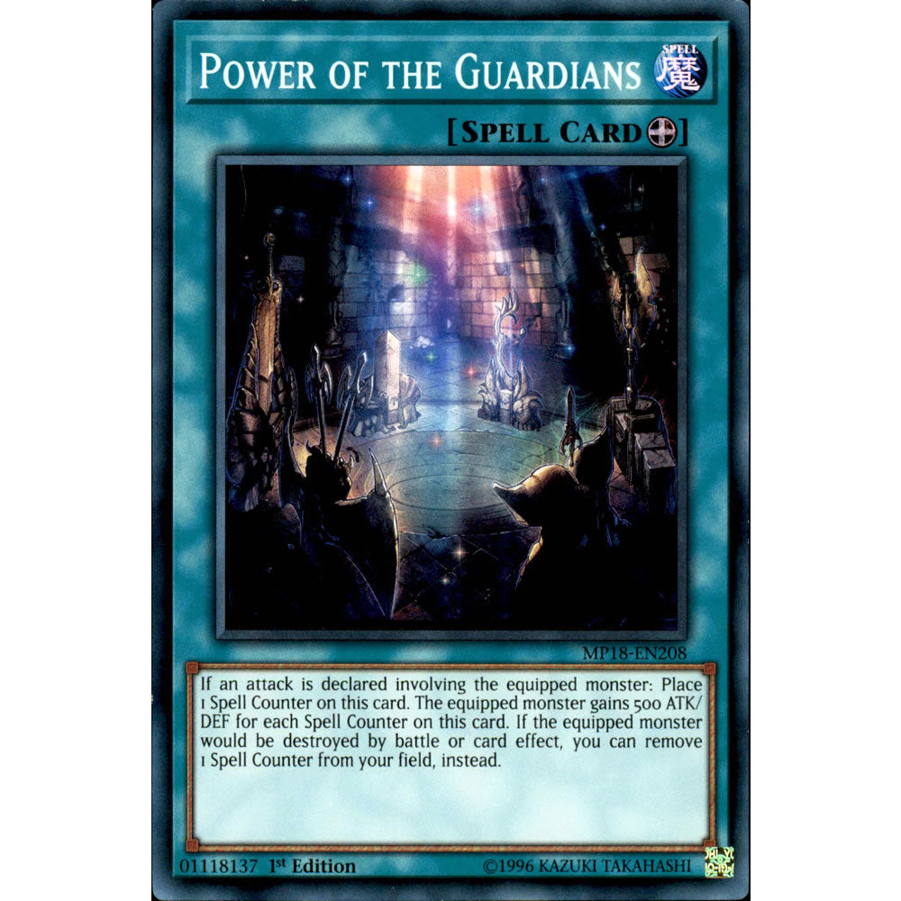 Power of the Guardians MP18-EN208 Yu-Gi-Oh! Card from the Mega Tin 2018 Mega Pack Set