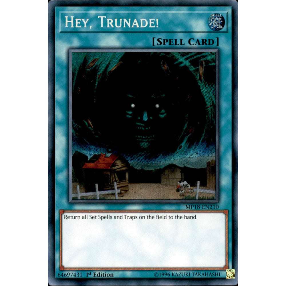 Hey, Trunade! MP18-EN210 Yu-Gi-Oh! Card from the Mega Tin 2018 Mega Pack Set