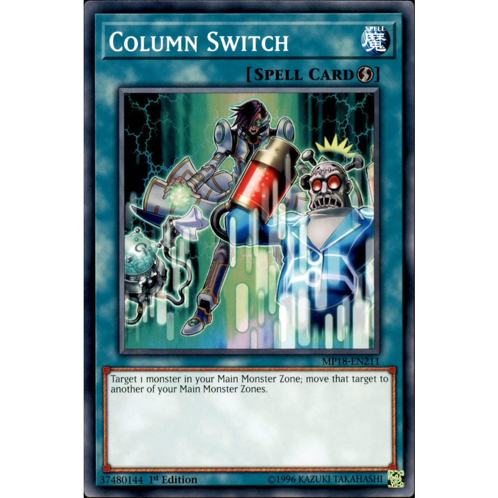 Column Switch MP18-EN211 Yu-Gi-Oh! Card from the Mega Tin 2018 Mega Pack Set