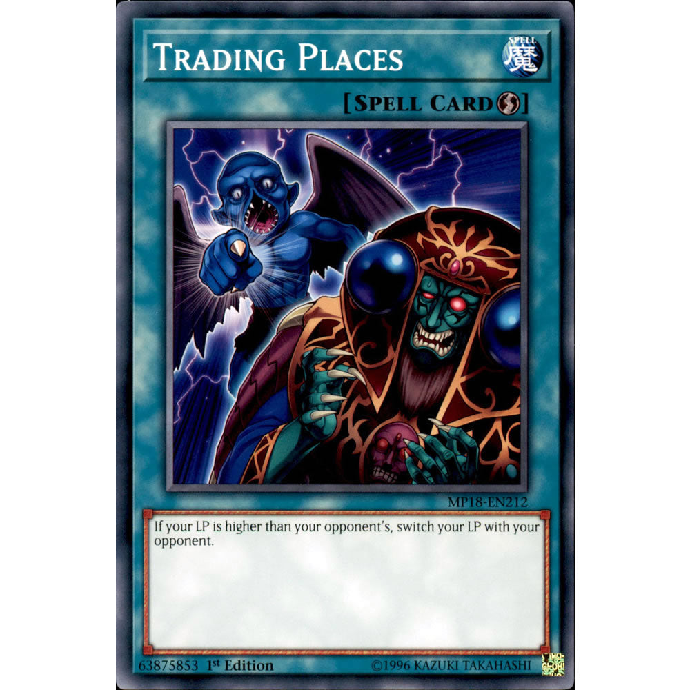 Trading Places MP18-EN212 Yu-Gi-Oh! Card from the Mega Tin 2018 Mega Pack Set