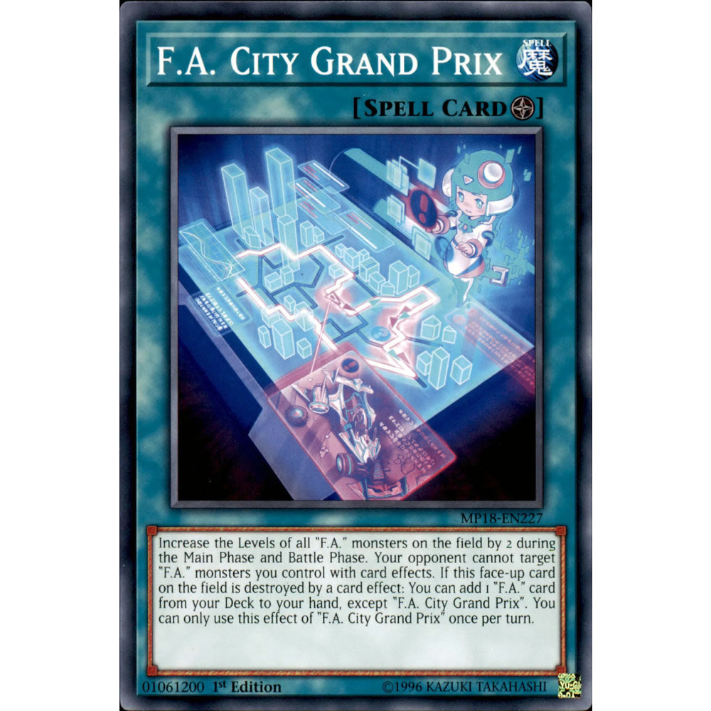 F.A. City Grand Prix MP18-EN227 Yu-Gi-Oh! Card from the Mega Tin 2018 Mega Pack Set