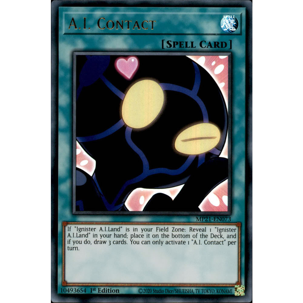 A.I. Contact MP21-EN073 Yu-Gi-Oh! Card from the Mega Tin 2021 Mega Pack Set