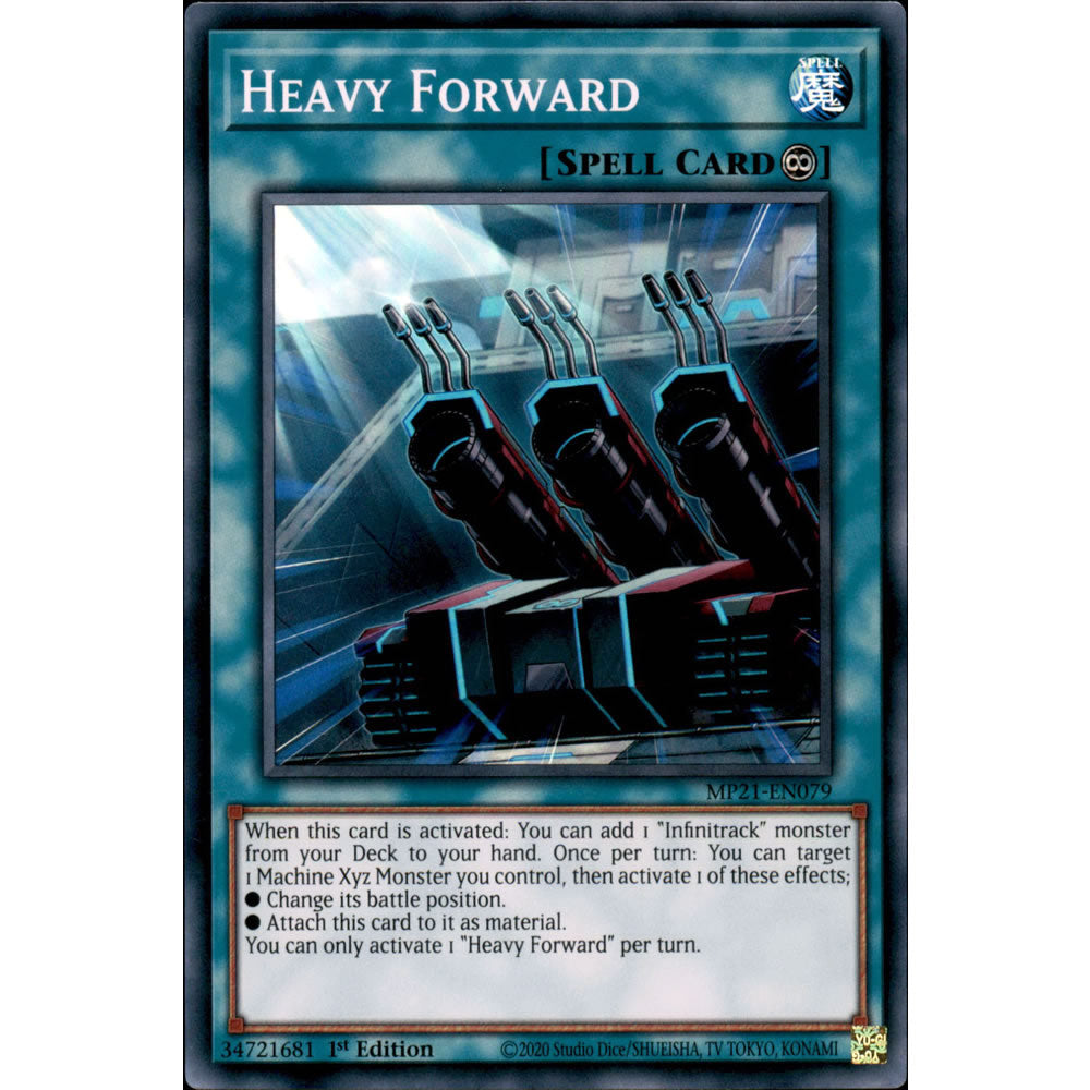 Heavy Forward MP21-EN079 Yu-Gi-Oh! Card from the Mega Tin 2021 Mega Pack Set