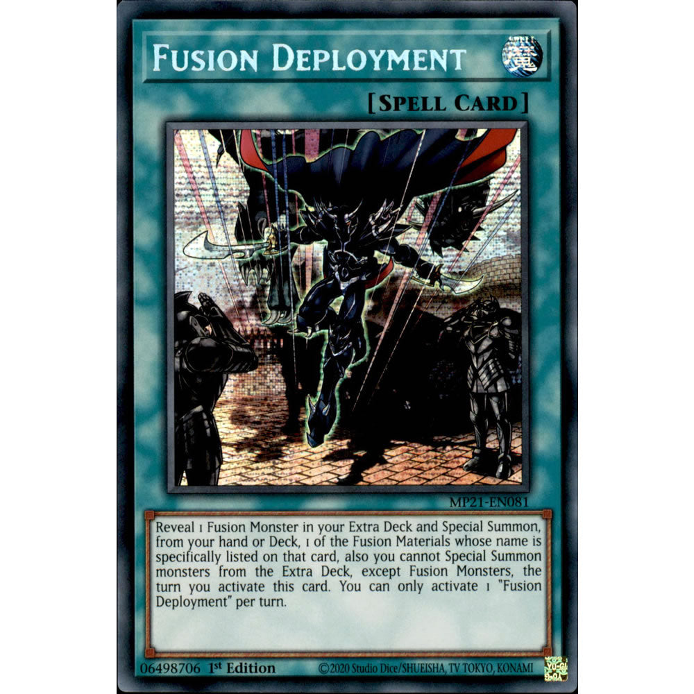 Fusion Deployment MP21-EN081 Yu-Gi-Oh! Card from the Mega Tin 2021 Mega Pack Set