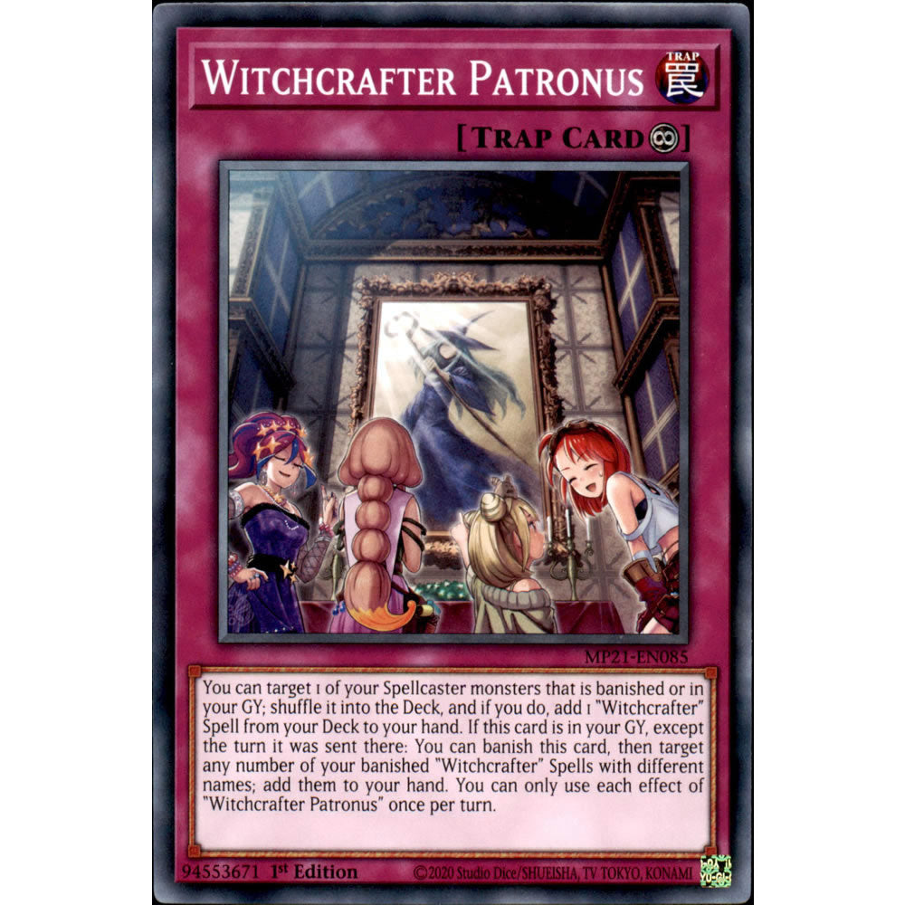 Witchcrafter Patronus MP21-EN085 Yu-Gi-Oh! Card from the Mega Tin 2021 Mega Pack Set