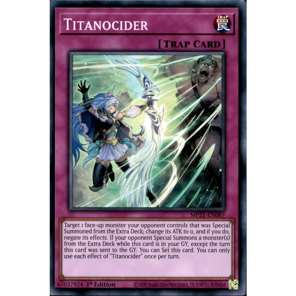 Titanocider MP21-EN087 Yu-Gi-Oh! Card from the Mega Tin 2021 Mega Pack Set