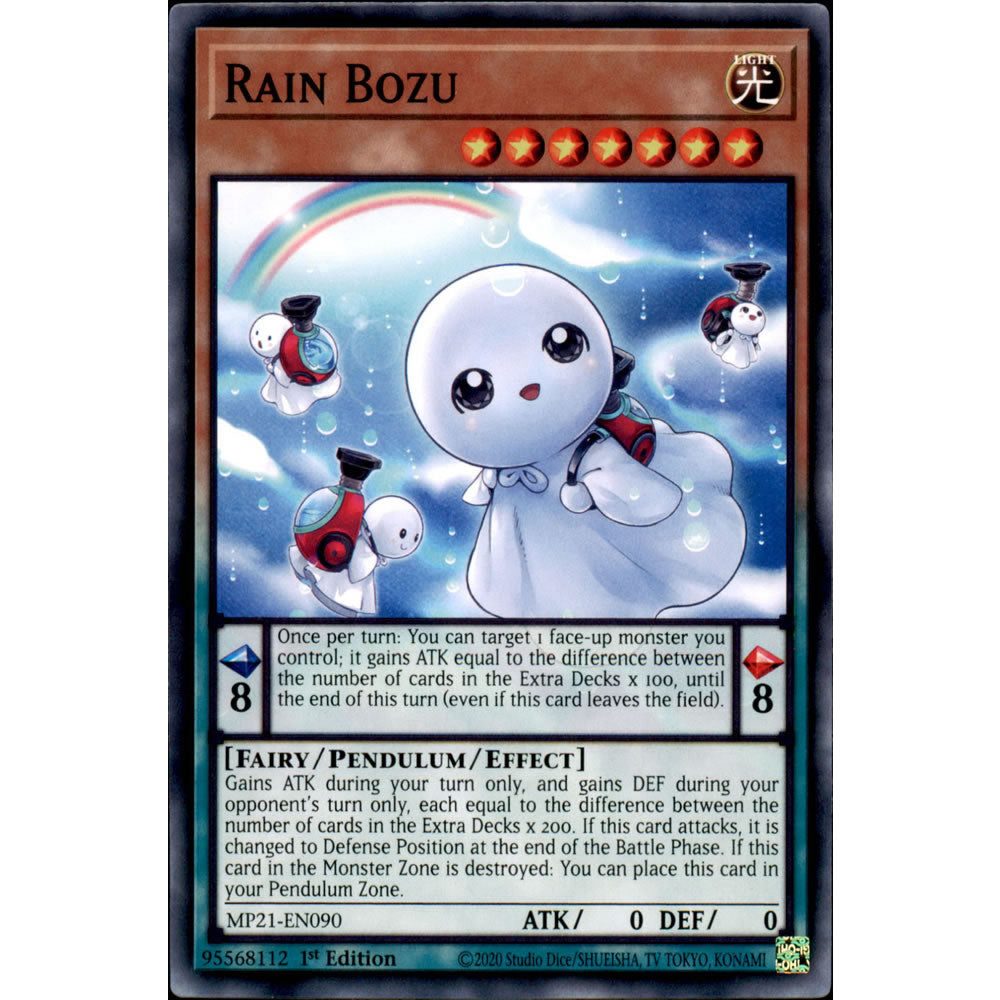 Rain Bozu MP21-EN090 Yu-Gi-Oh! Card from the Mega Tin 2021 Mega Pack Set