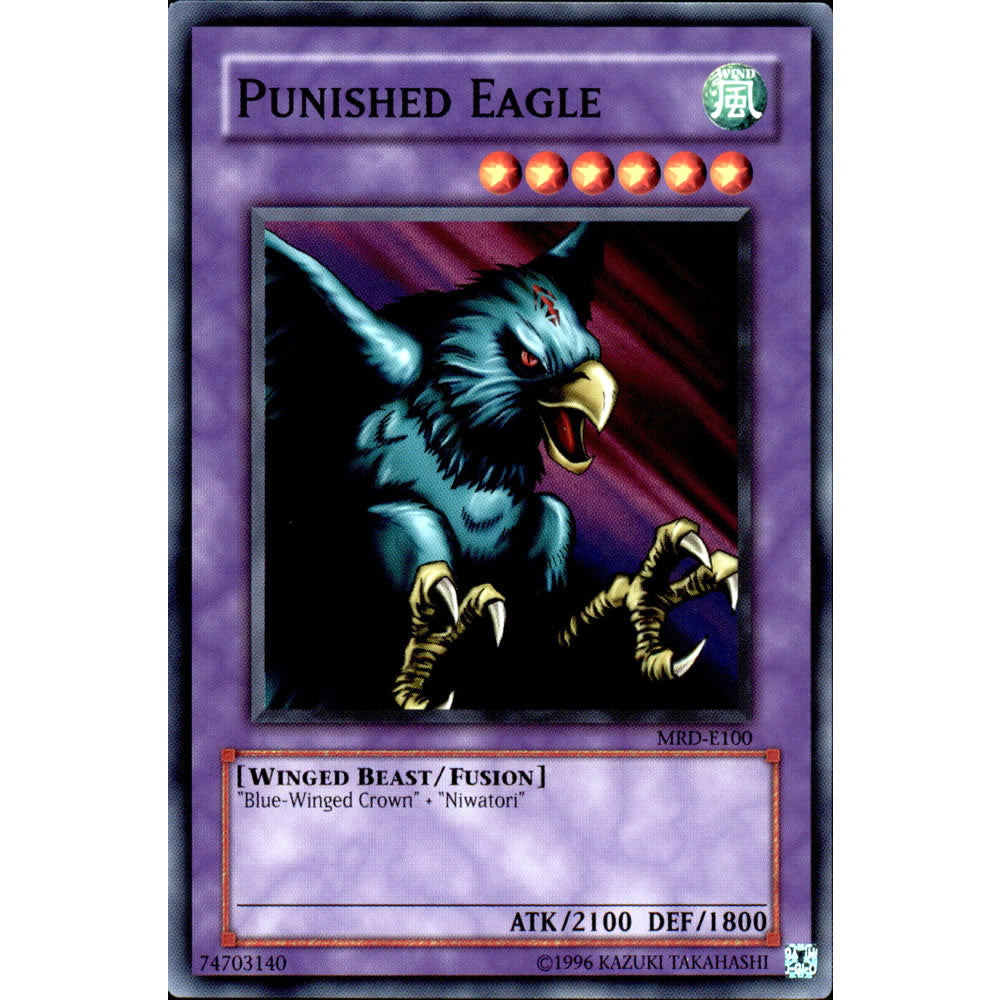 Punished Eagle MRD-100 Yu-Gi-Oh! Card from the Metal Raiders Set