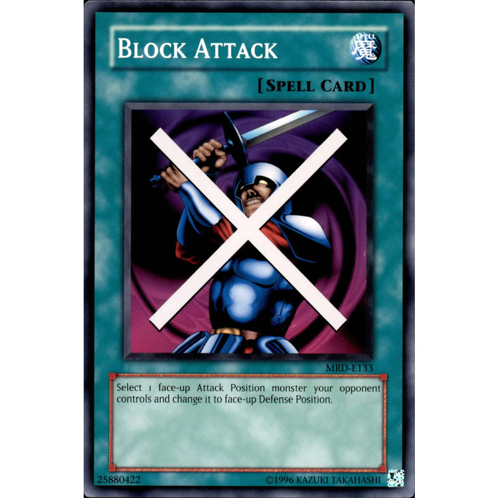 Block Attack MRD-133 Yu-Gi-Oh! Card from the Metal Raiders Set