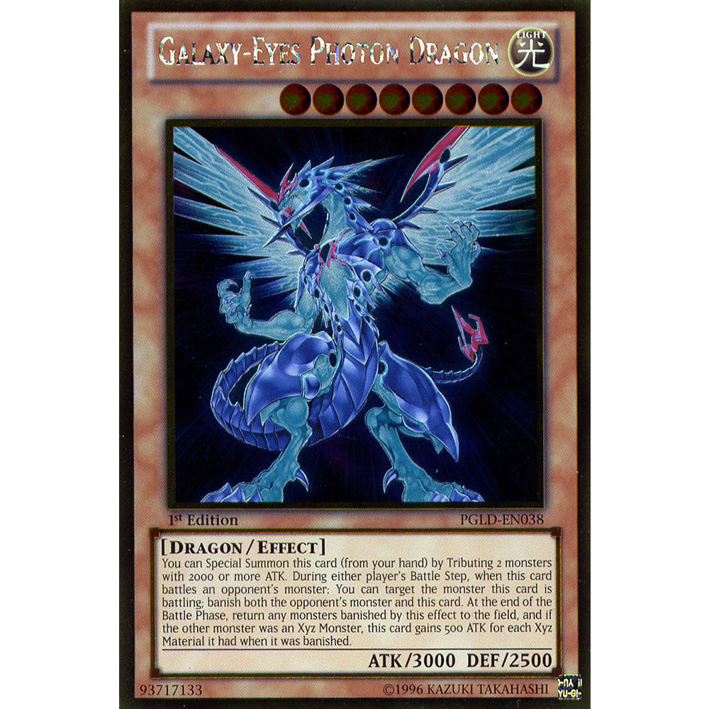 Galaxy-Eyes Photon Dragon PGLD-EN038 Yu-Gi-Oh! Card from the Premium Gold Set