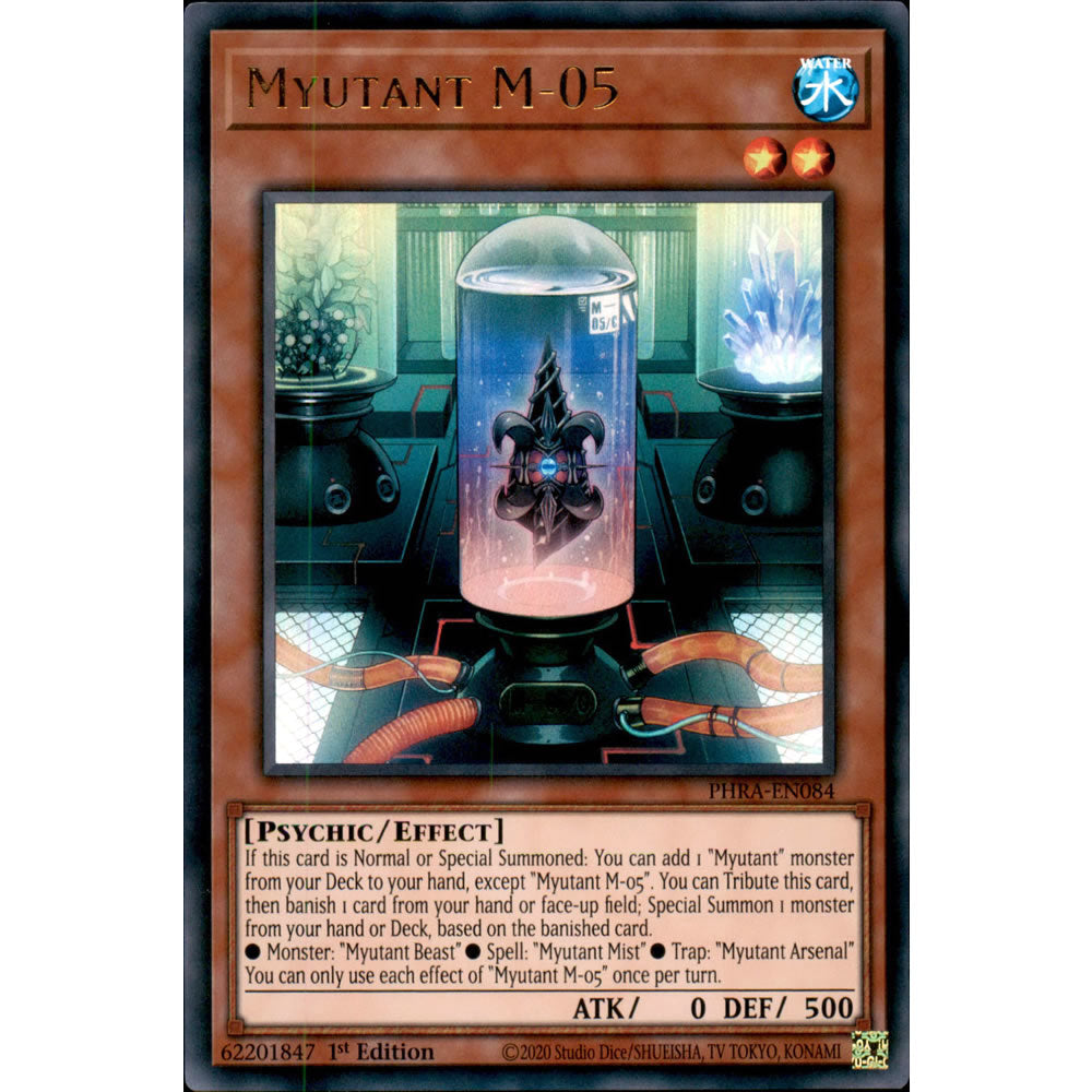 Myutant M-05 PHRA-EN084 Yu-Gi-Oh! Card from the Phantom Rage Set