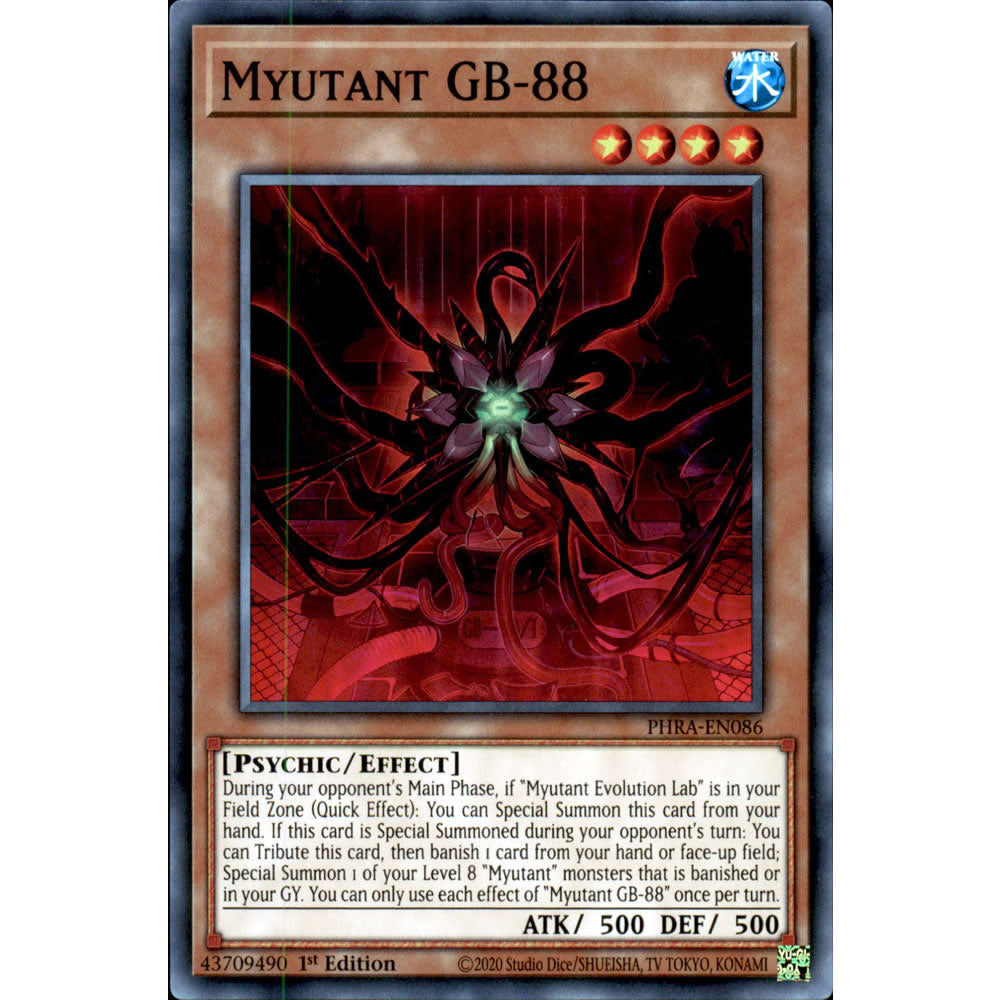 Myutant GB-88 PHRA-EN086 Yu-Gi-Oh! Card from the Phantom Rage Set