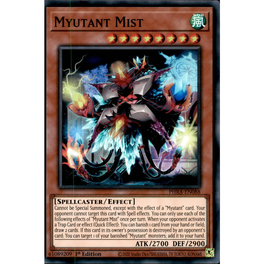 Myutant Mist PHRA-EN088 Yu-Gi-Oh! Card from the Phantom Rage Set