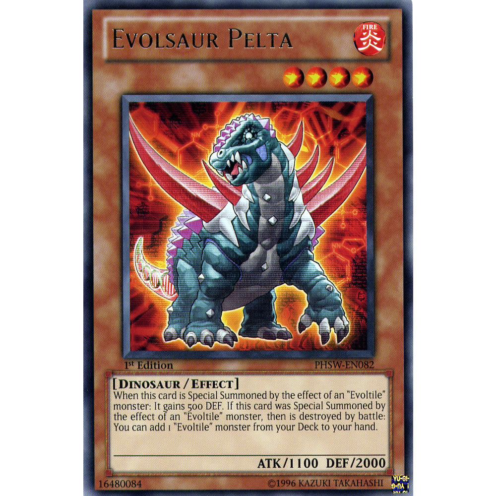 Evolsaur Pelta PHSW-EN082 Yu-Gi-Oh! Card from the Photon Shockwave Set