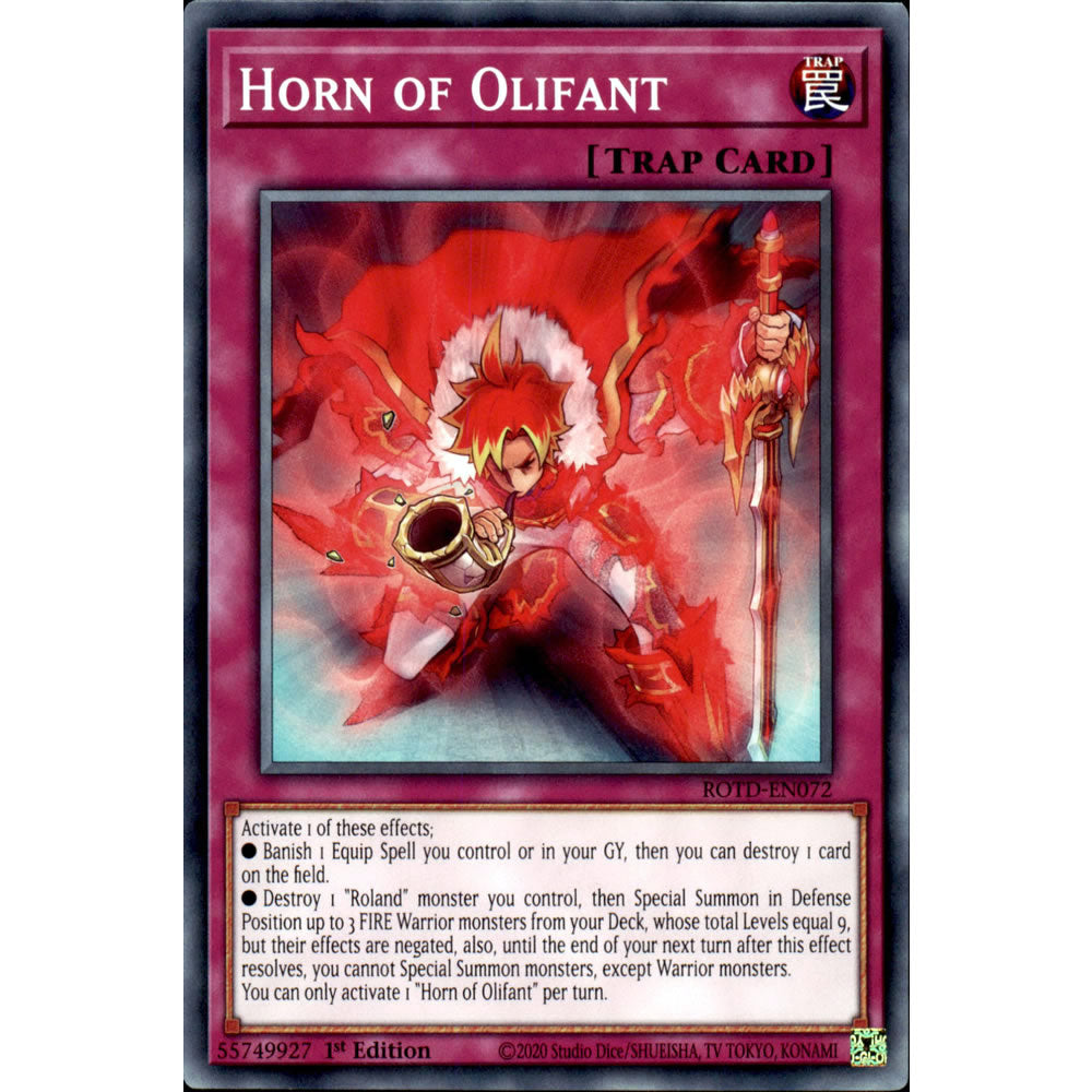 Horn of Olifant ROTD-EN072 Yu-Gi-Oh! Card from the Rise of the Duelist Set