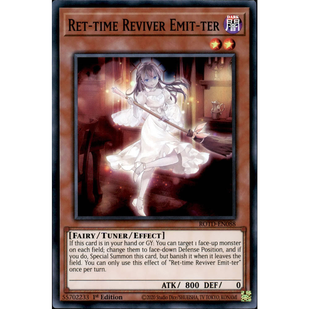 Ret-time Reviver Emit-ter ROTD-EN088 Yu-Gi-Oh! Card from the Rise of the Duelist Set