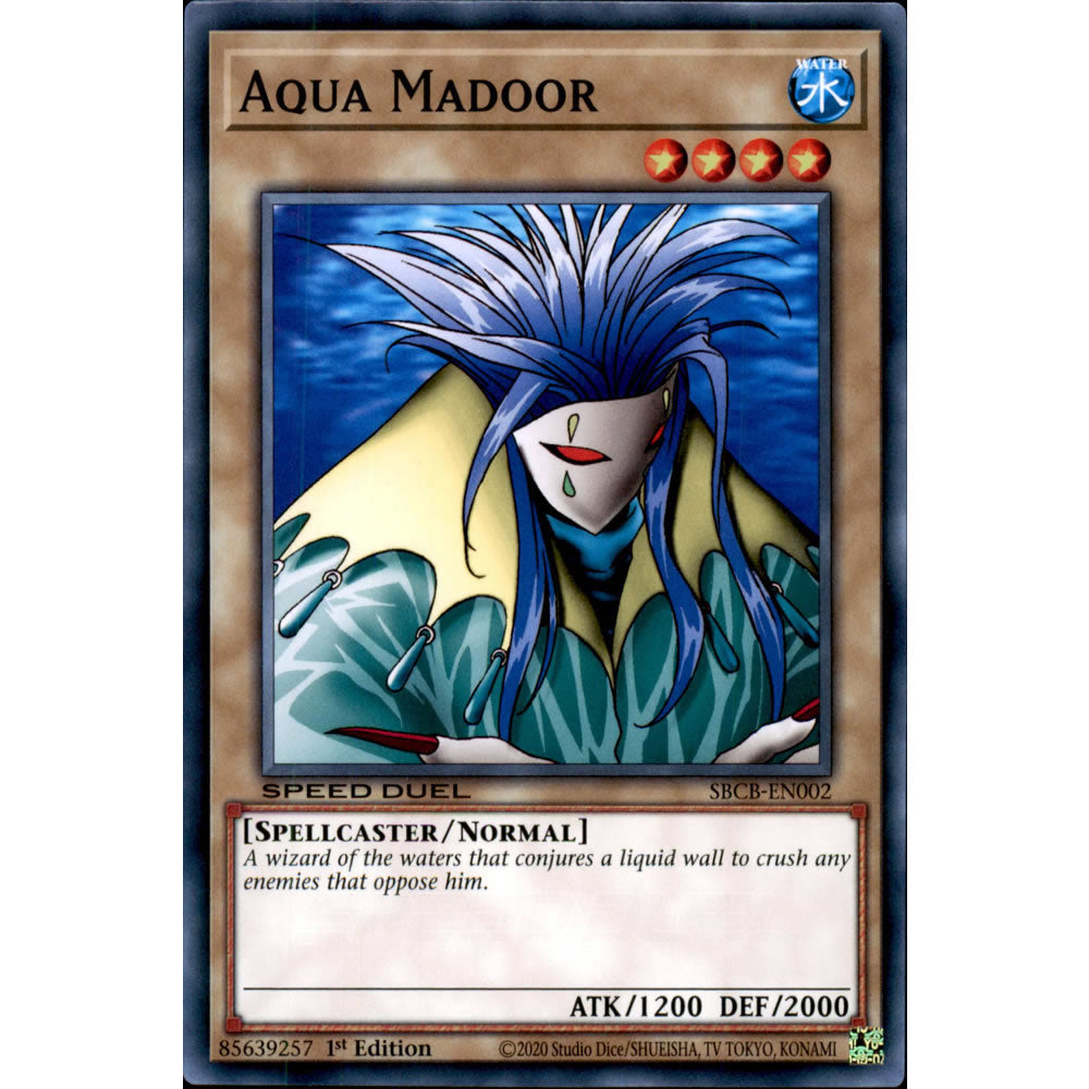 Aqua Madoor SBCB-EN002 Yu-Gi-Oh! Card from the Speed Duel: Battle City Set