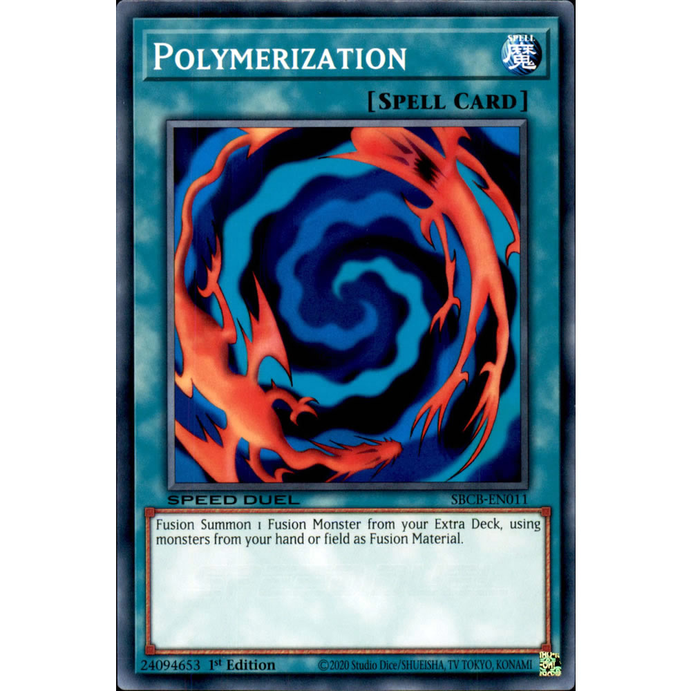 Polymerization SBCB-EN011 Yu-Gi-Oh! Card from the Speed Duel: Battle City Set