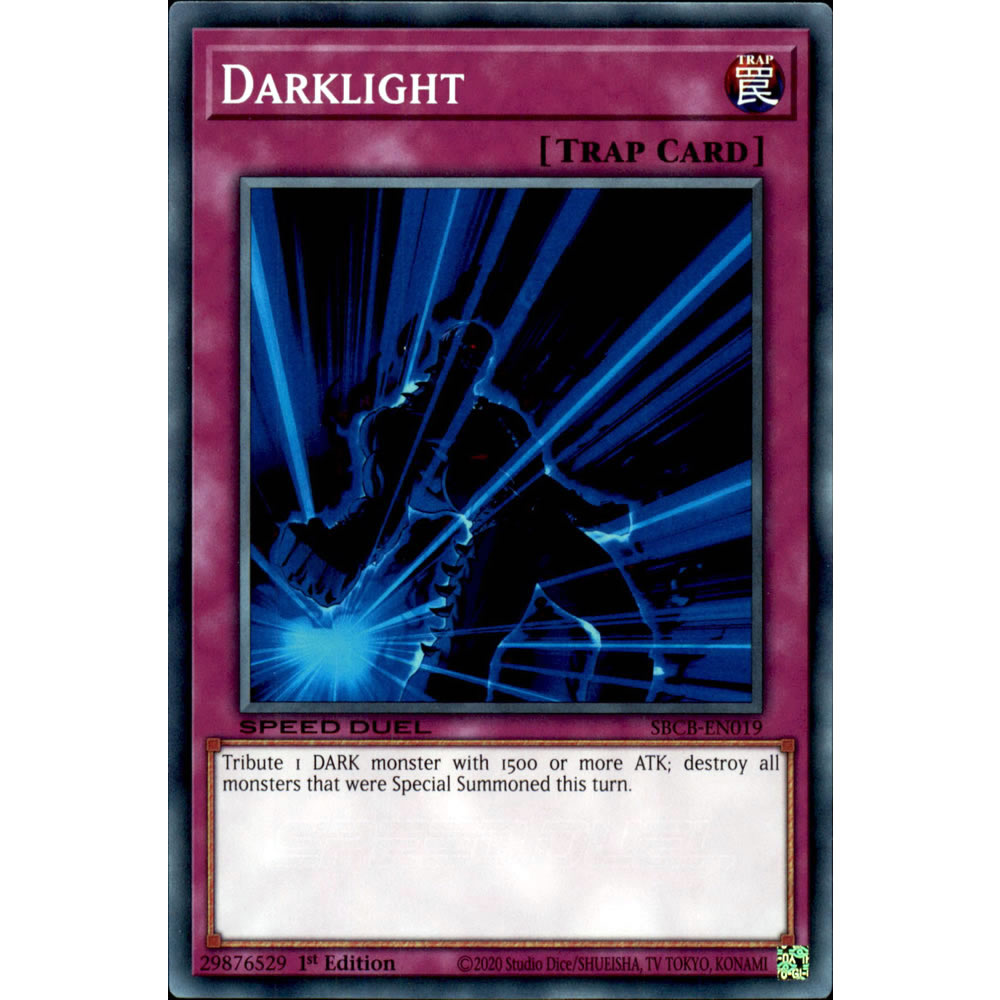 Darklight SBCB-EN019 Yu-Gi-Oh! Card from the Speed Duel: Battle City Set