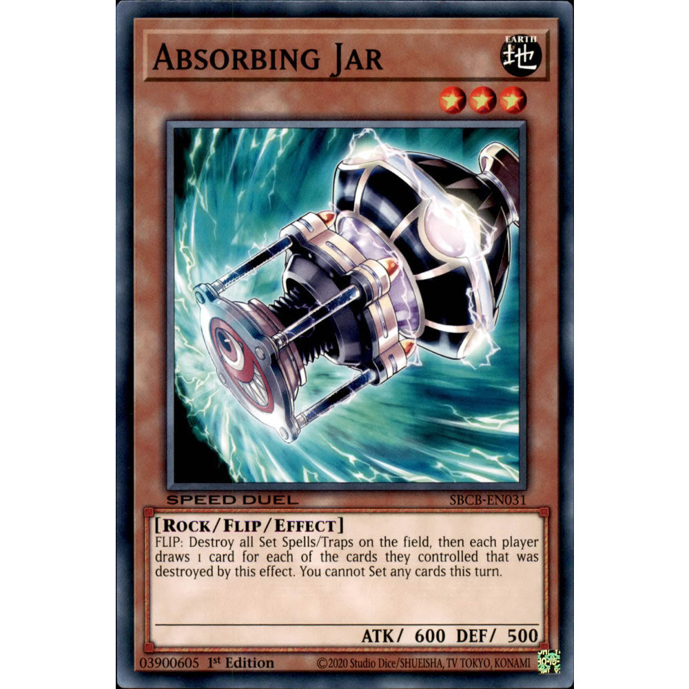 Absorbing Jar SBCB-EN031 Yu-Gi-Oh! Card from the Speed Duel: Battle City Set